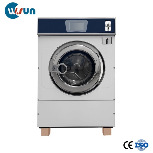 Frequency conversion fully automatic bottom washing and top drying commercial washing machine