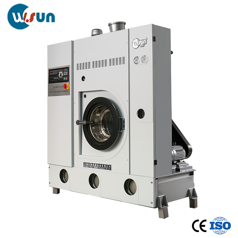 Fully enclosed automatic dry cleaning machine
